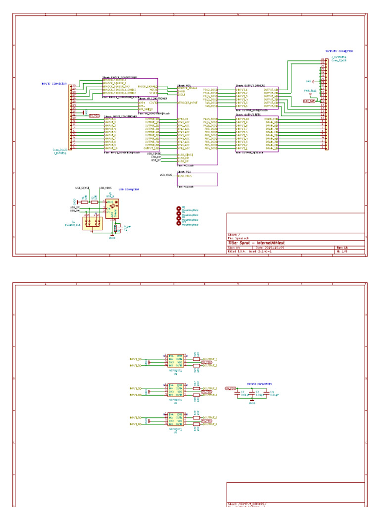 Sprut Schematic | PDF | Computer Engineering | Usb