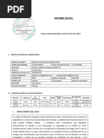 Modelo de Informe Social y Apoyos | PDF | Invalidez | Trabajo Social