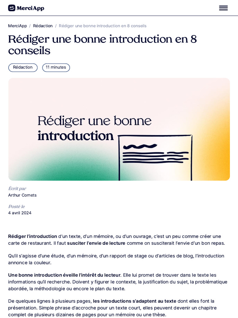 8 conseils pour une introduction efficace | PDF