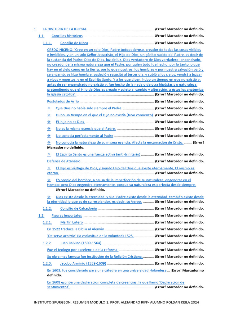 La Historia de La Iglesia Resumen Keila | PDF | Cristo (título ...