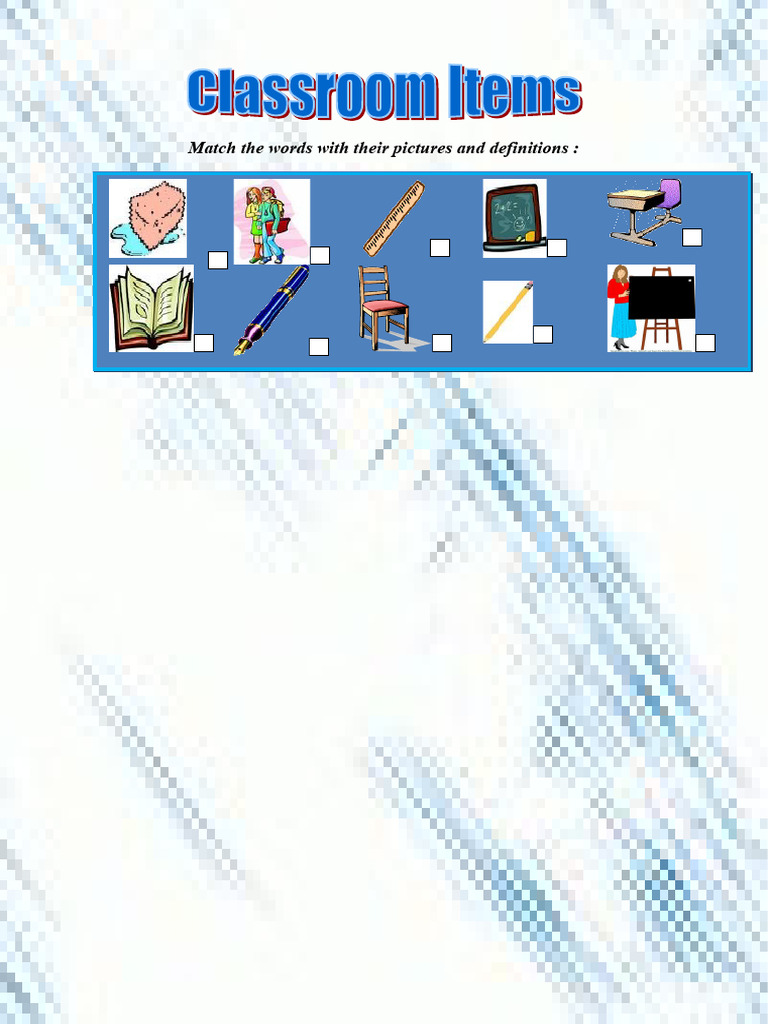 Vocabulary Matching Exercise | PDF