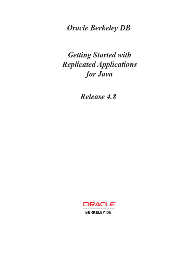 Replication JAVA GSG | PDF | Replication (Computing) | Database Transaction