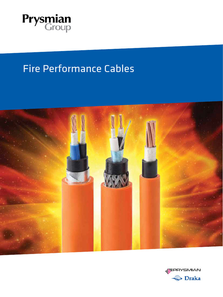 Fire Safety Cables Guide | PDF | Electrical Wiring | Smoke