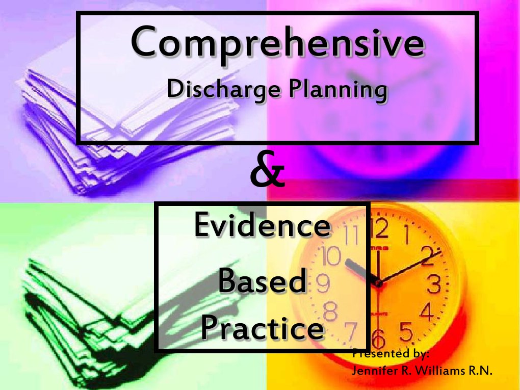 Evidence-Based Comprehensive Discharge Planning | PDF | Nursing | Patient