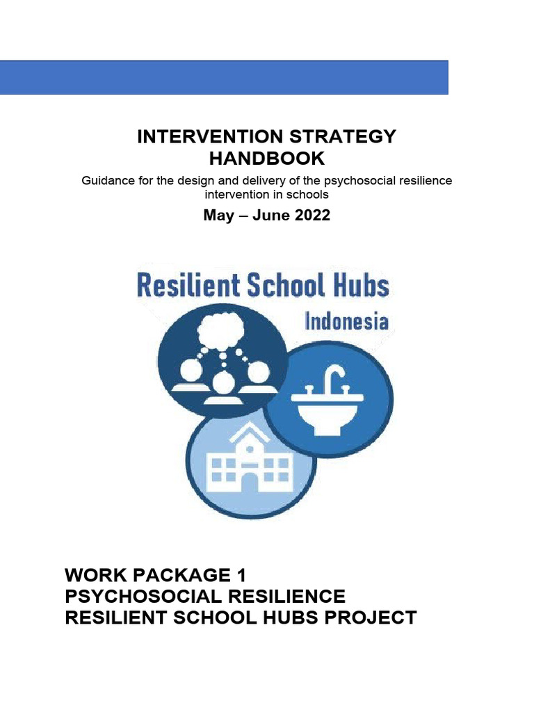 Intervention Strategy Handbook Pdf Experience Communication