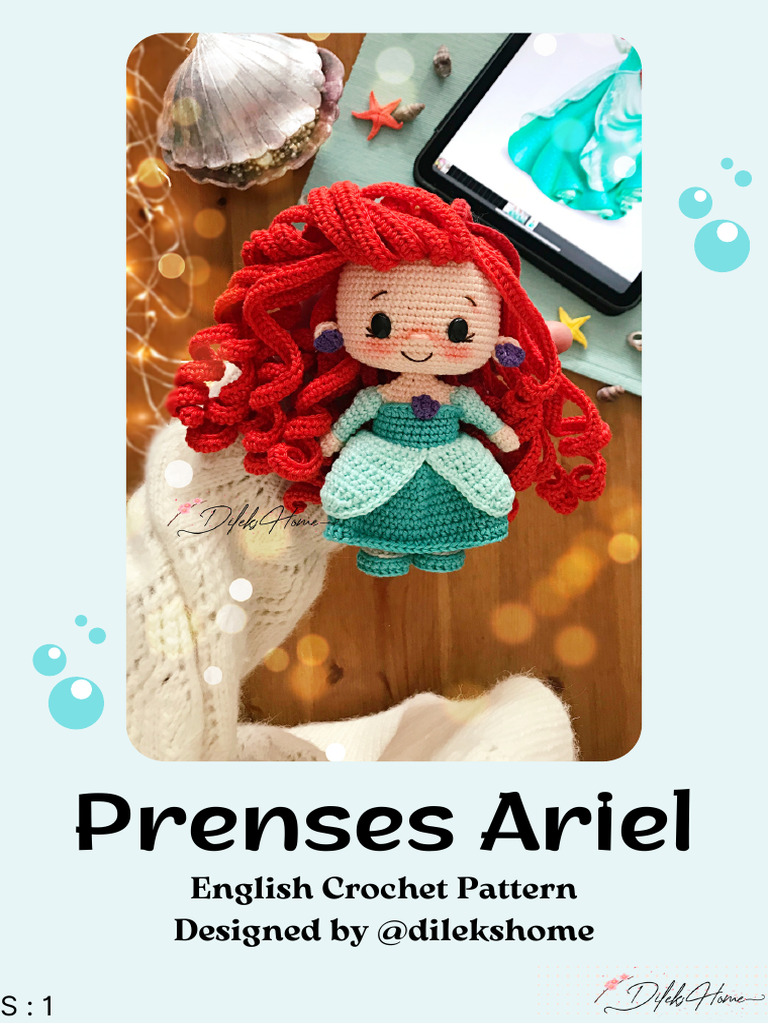 Pren Ses Ariel Eng | PDF | Crochet | Embroidery