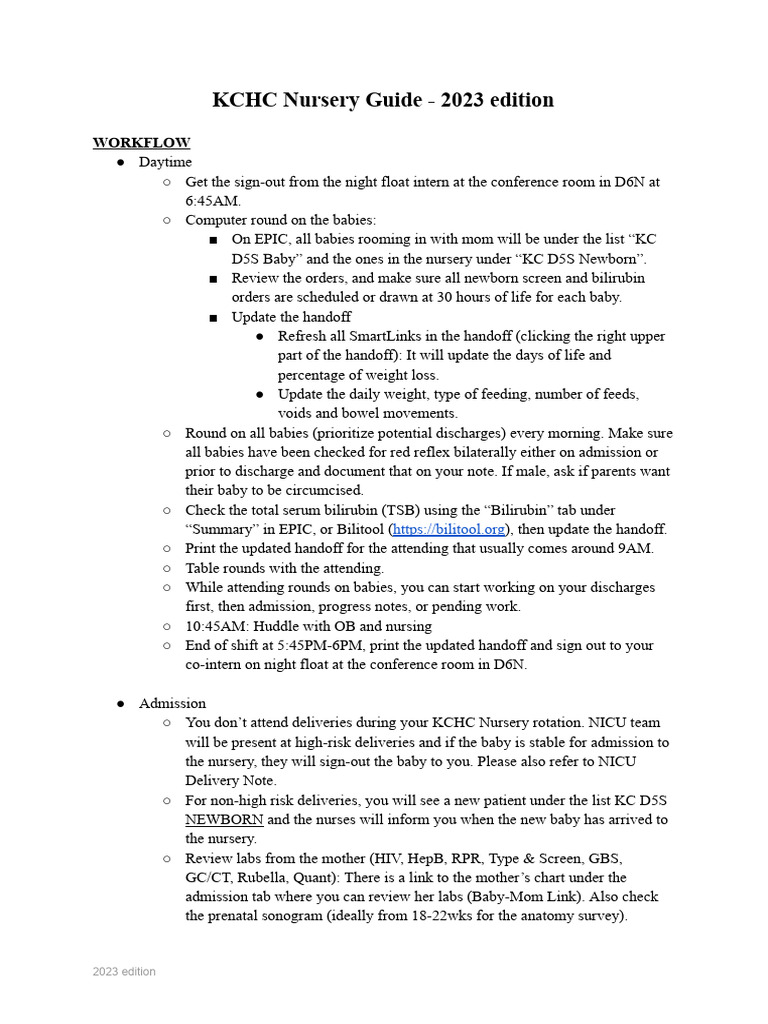 KCHC+Nursery+Guide+-+2023+edition+ (05 02 23) | PDF | Hypoglycemia ...