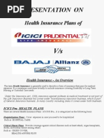 difference between life insurance plans of ICICI Pru & bajaj allianz