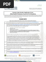 BHF Practice Number Application Guide | PDF | Notary Public | Cheque