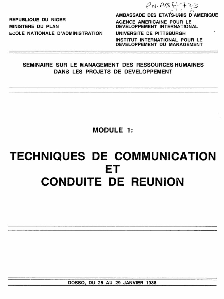 Techniques de Communication Efficaces | PDF | la communication ...