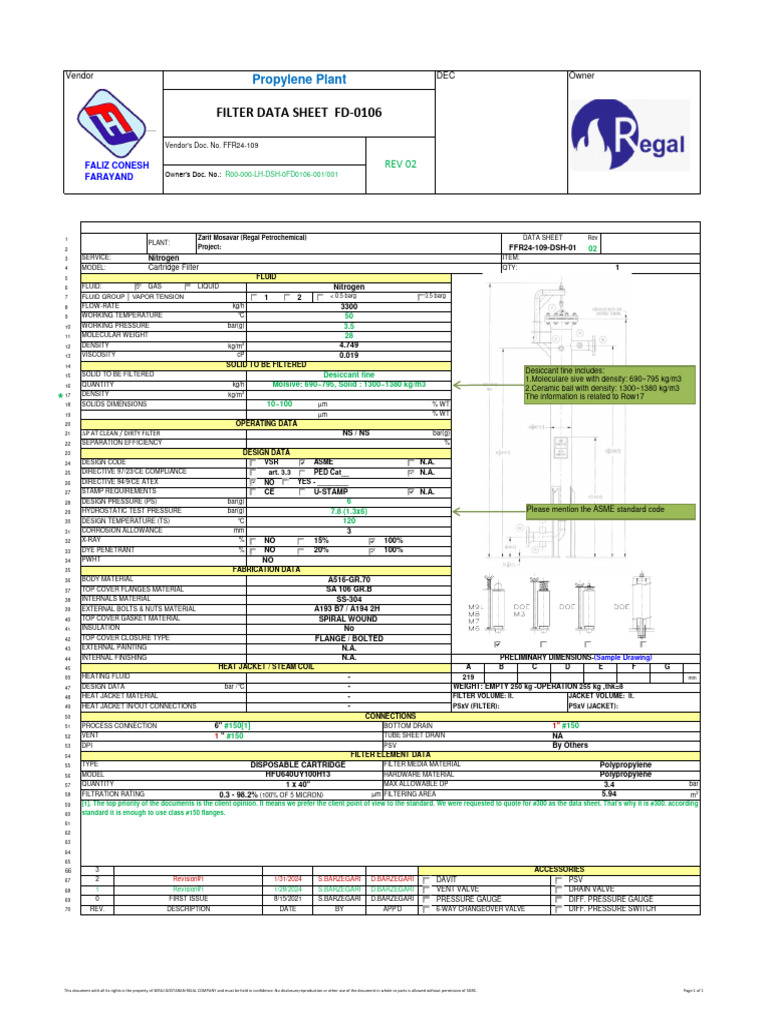 Data Sheet FFR24-109#2 (Comment Filter Datasheeted) | PDF | Continuum ...