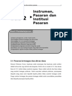 Instrumen, Pasaran Dan Institusi Pasaran