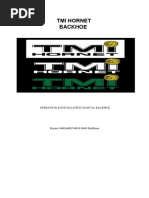 B4672A and BL4690A Backhoe Operator's and Parts Manual | PDF