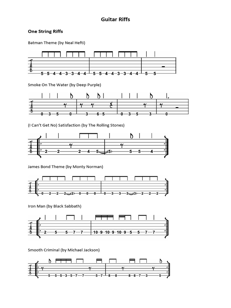 Guitar Riffs Version 3 | PDF | Art | Poetry