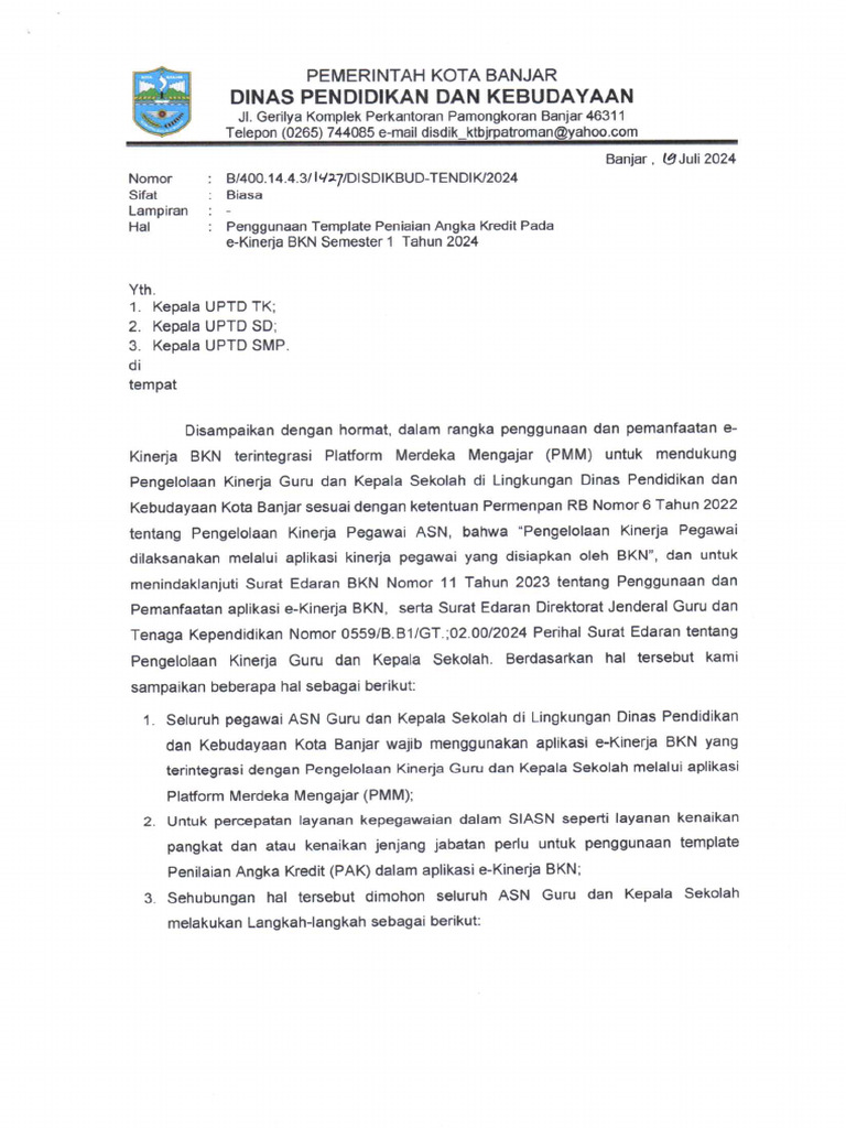 Pengisiann PAK Pada E-Kin | PDF