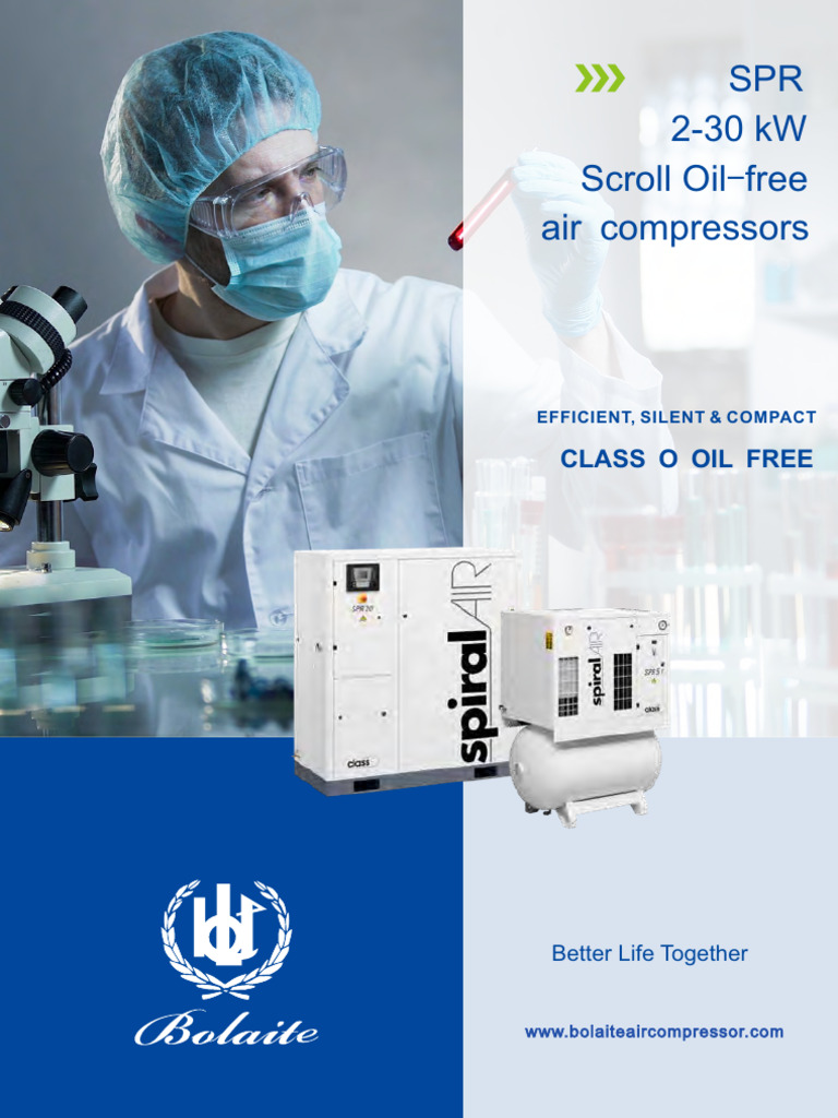 Efficient Oil-Free Air Compressors | PDF | Manufactured Goods ...