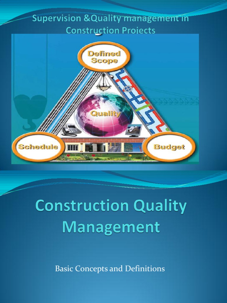 Construction Quality Management | Quality Management System | Audit
