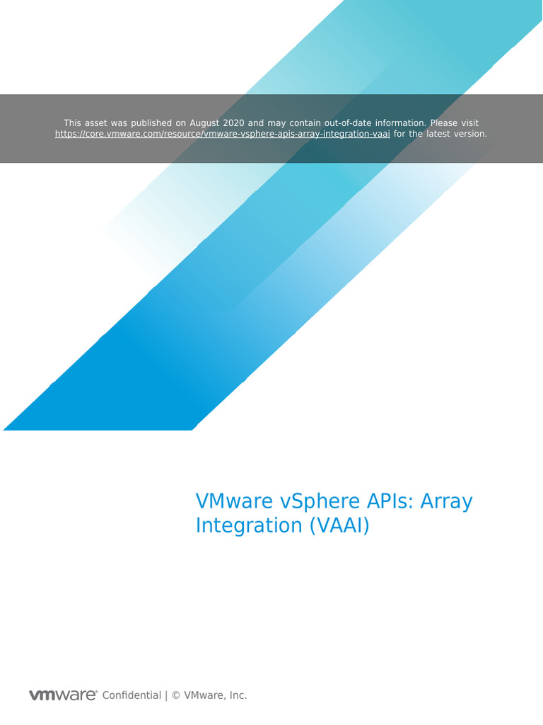 Vmware Vsphere Apis Array Integration Vaai Noindex | PDF | Integer ...