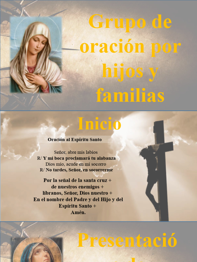 Oraciones para Familias y Hijos | PDF | María, madre de Jesús | orador ...