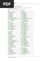 Geographical Names