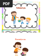 Letter M Kulayan Ang Mga Bagay Na Nagsisimula Sa Letrang M | PDF