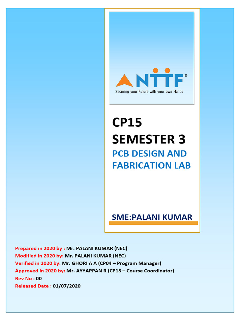 PCB Design and Fabrication Guide | PDF | Printed Circuit Board | Epoxy