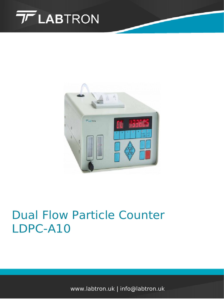 Dual Flow Airborne Particle Counter | PDF | Science & Mathematics ...