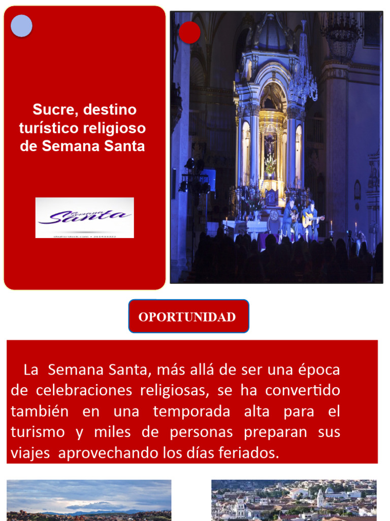Presentacion SEMANA SANTA Sucre, Bolivia | PDF | Pascua de Resurrección