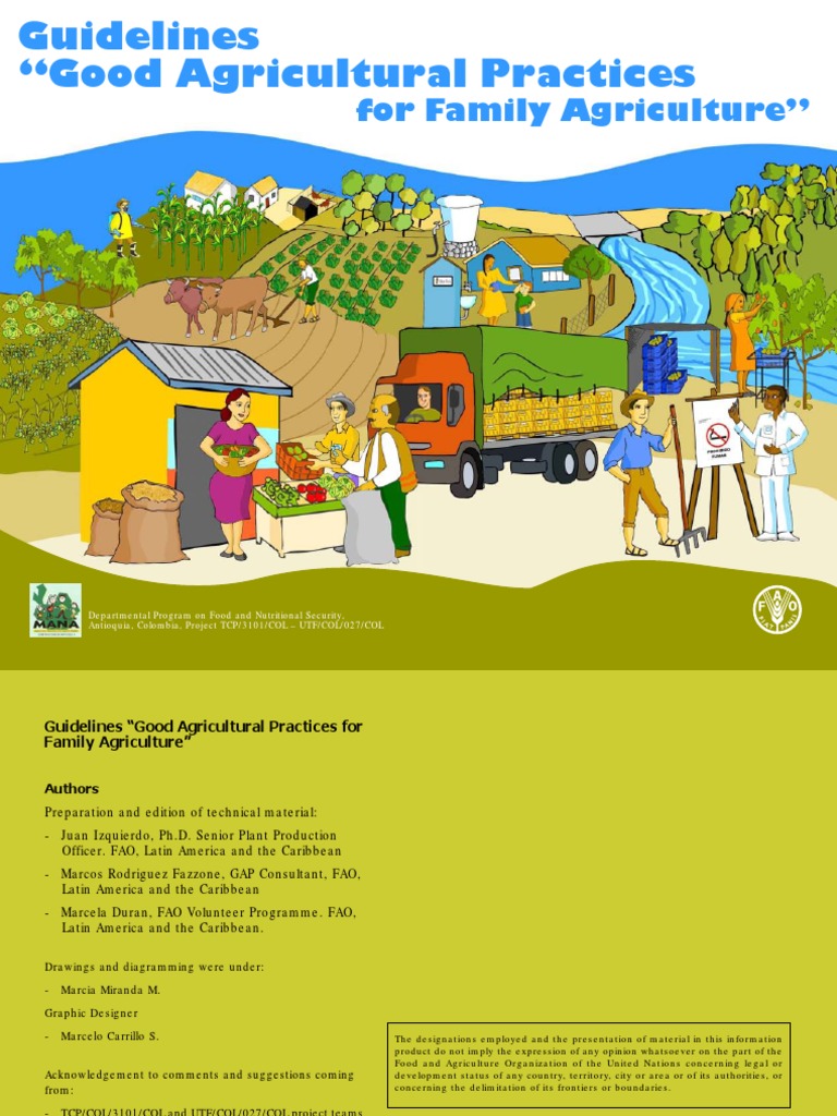 Guidelines “Good Agricultural Practices Manure Foods