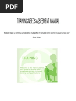 Download Training Needs Assesment Manual by witoyo SN7529440 doc pdf
