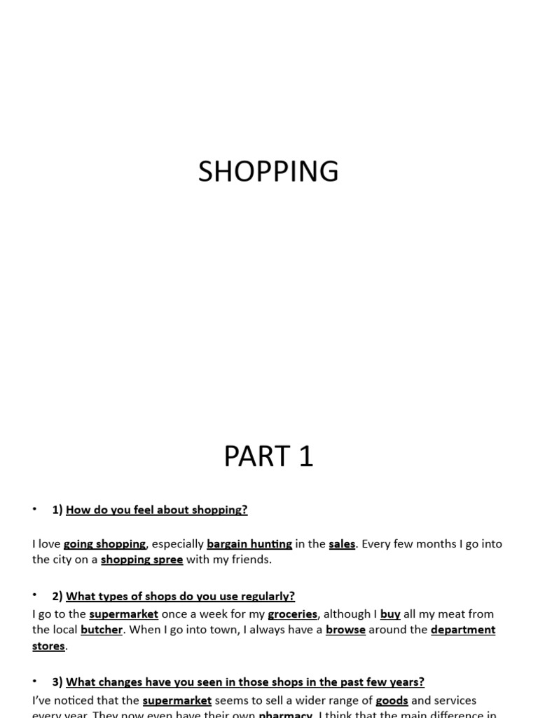Shopping | PDF | Retail | Grocery Store