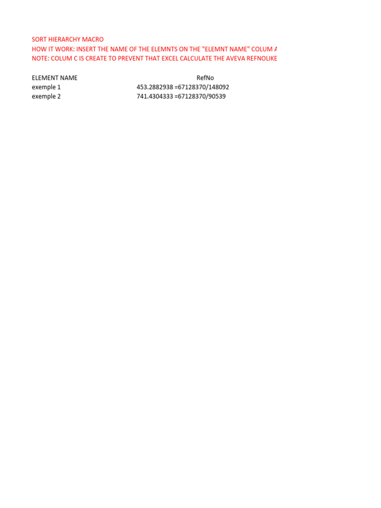 Macro to sort hierarchy pdf