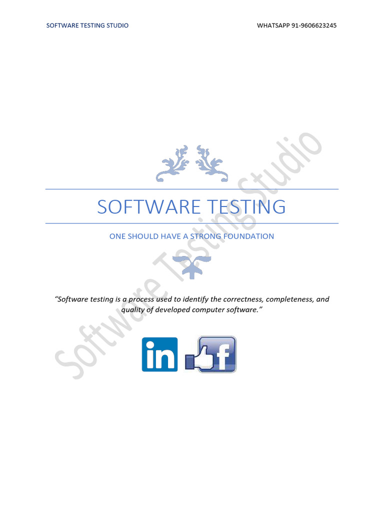 Sts Learning Software Testing Pdf Information Technology Software
