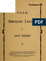 Jack Thorne (David Bryant Fulton) - Poem - Abraham Lincoln (1909)