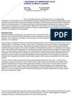 Dynamic Response of Compressor Valve Springs To Impact Loading