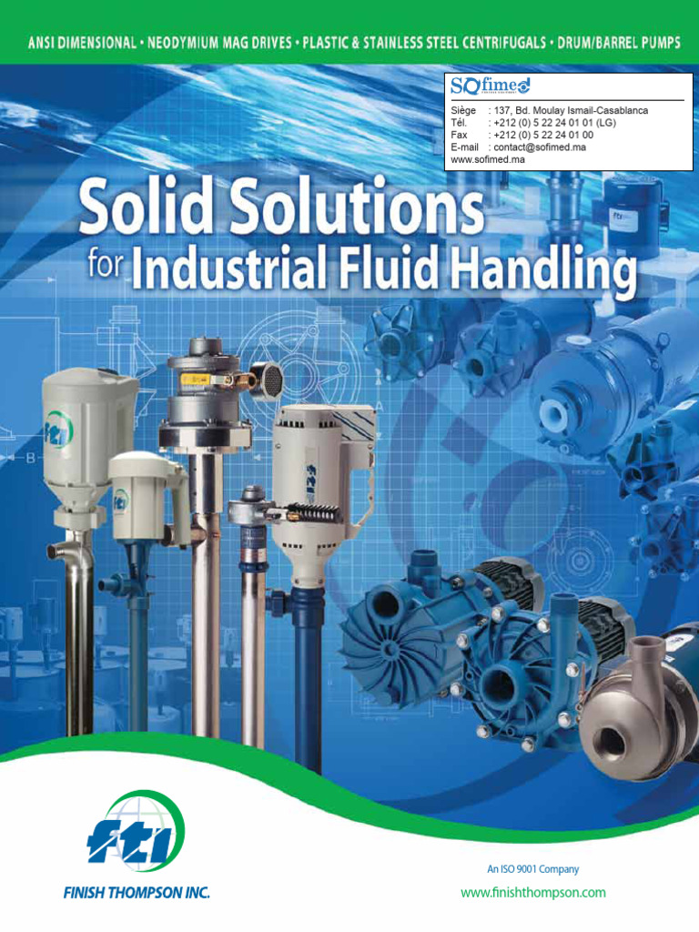 Brochure Pumps Pdf Corrosion Pump