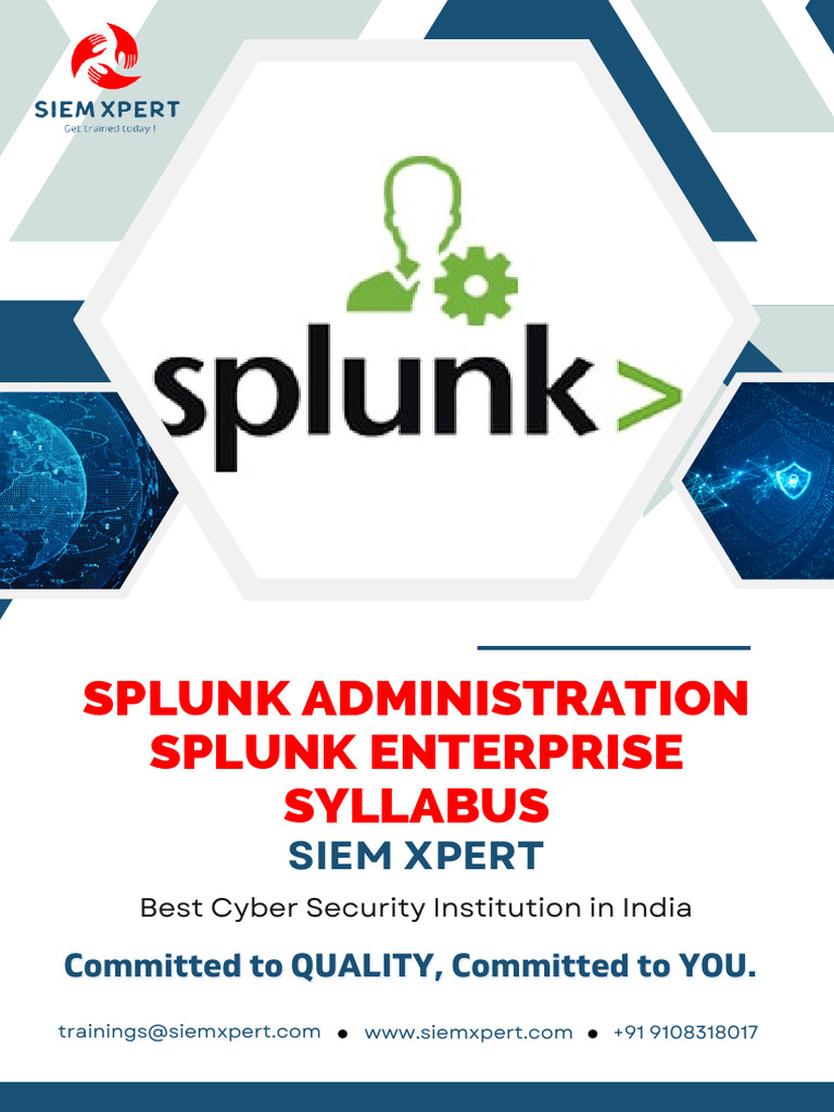Splunk Enterprise Security Syllabus | PDF | Microsoft Windows ...