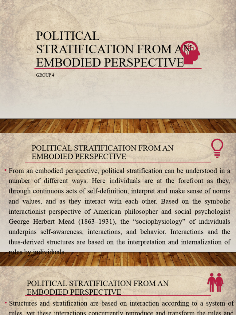 Embodied Perspectives on Political Stratification | PDF | Psychology ...