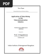 Download Data Mining in Telecom 2009024 by balakk06 SN75297374 doc pdf