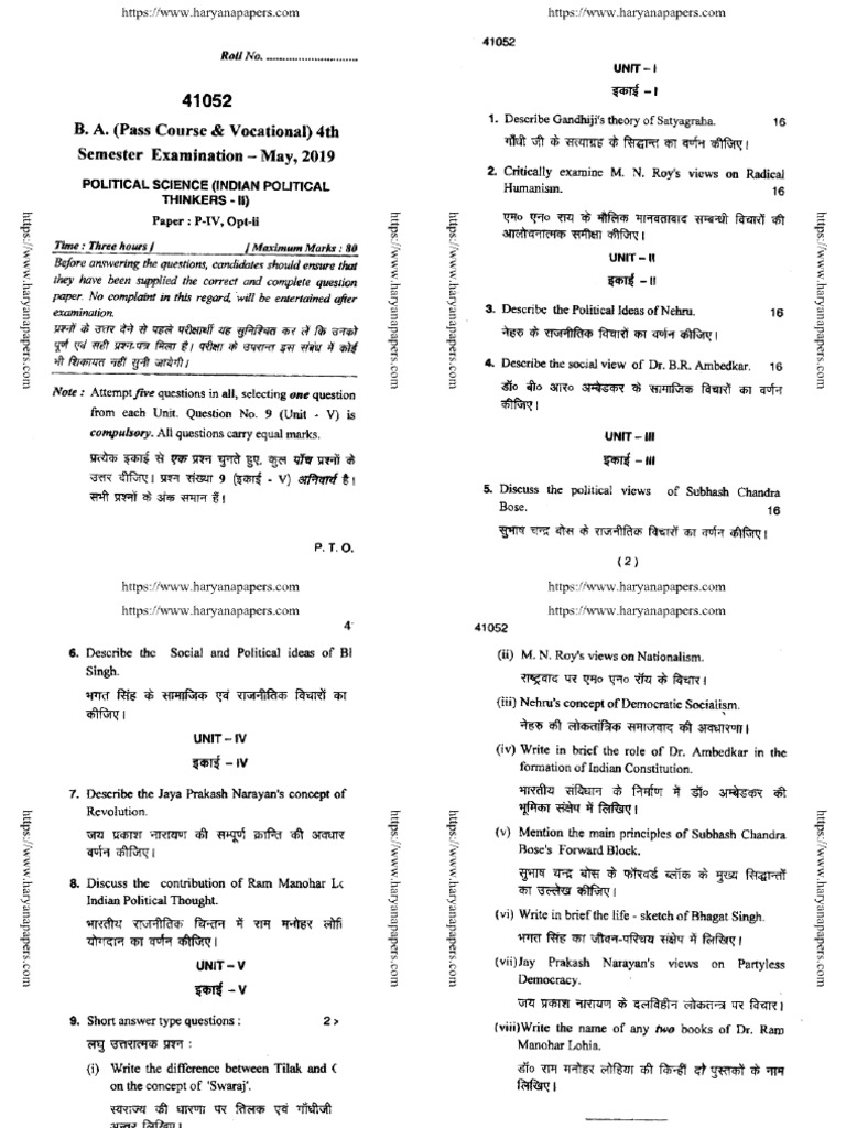 ba-4-sem-ps-indian-political-thinkers-2-41052-may-2019-pdf