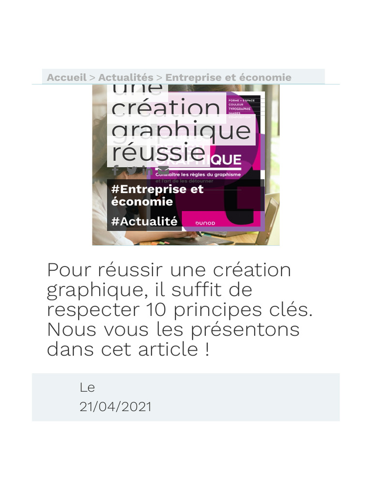 10 Principes Clés du Graphisme | PDF | Conception | Graphisme