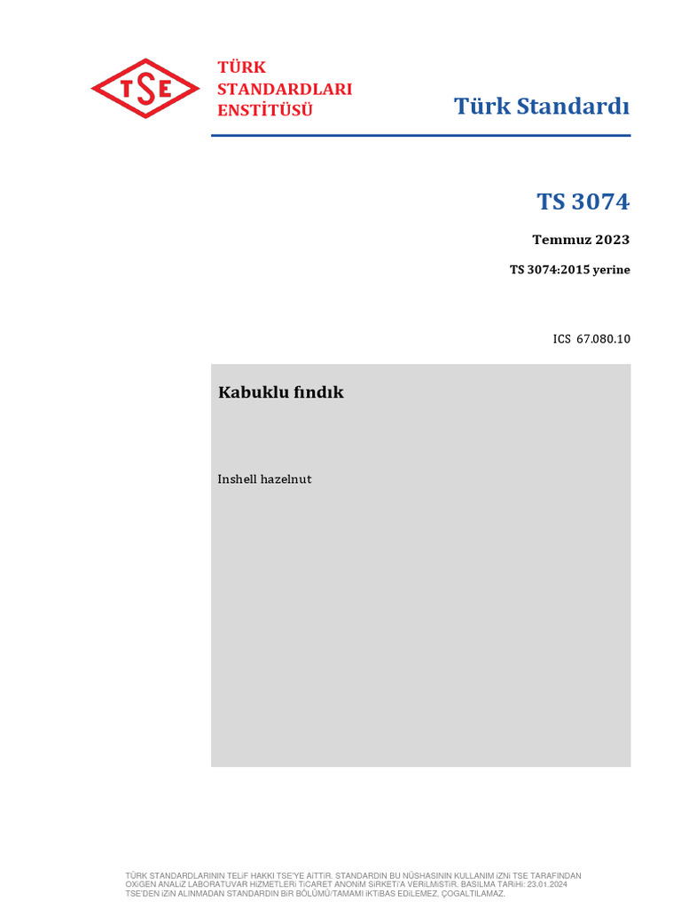 TS 3074 | PDF