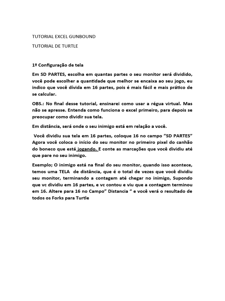 Tutorial excel gunbound pdf gravidade massa