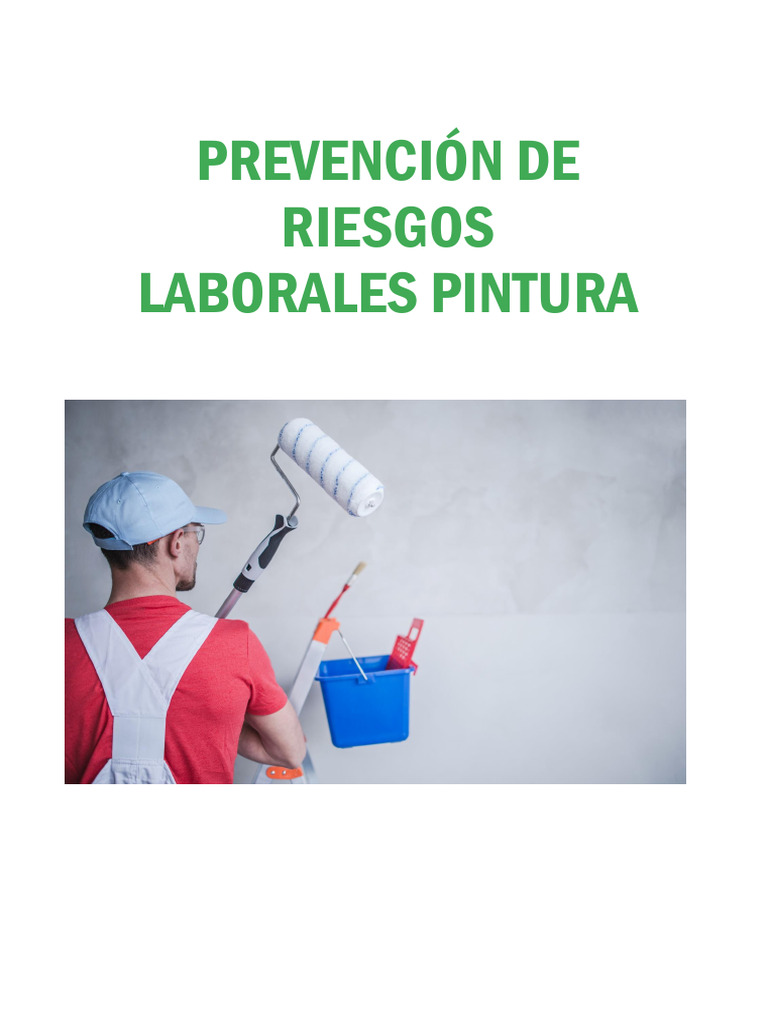 PRL Pintura PDF Derecho Laboral Equipo De Protecci n Personal