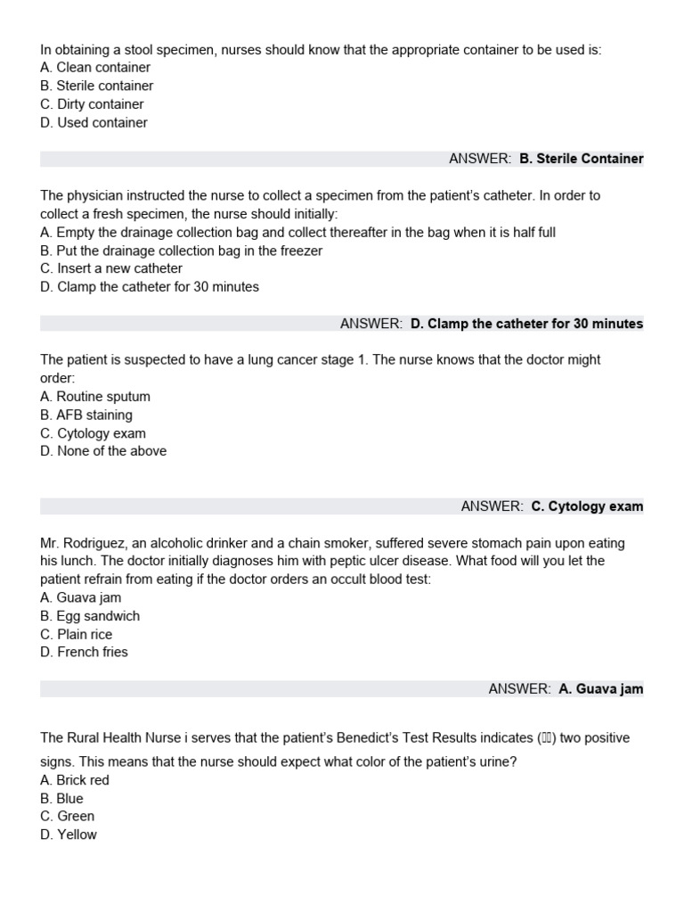 Practice Questions With Answer | PDF | Pulse | Blood Pressure