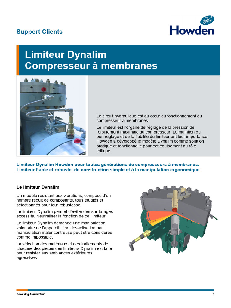 Howden BC Compressors - Limiteur Dynalim | PDF