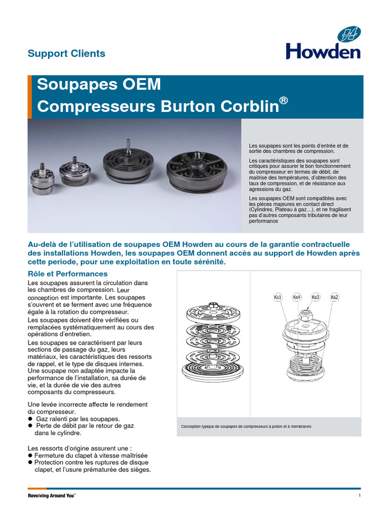 Howden BC Compressors - Soupapes | PDF | Piston