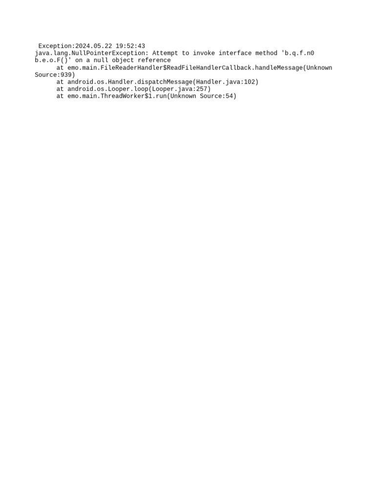 Java NullPointerException Debugging Guide | PDF | Computers