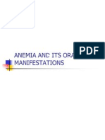Anemia and Its Oral Manifestations