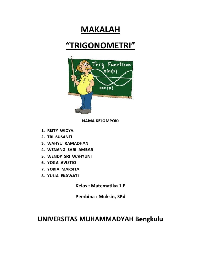 41532214 Makalah Trigonometri
